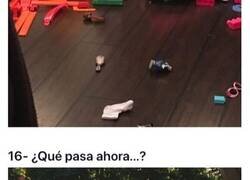 Enlace a Imágenes que reflejan la odisea de criar a 3 hijos