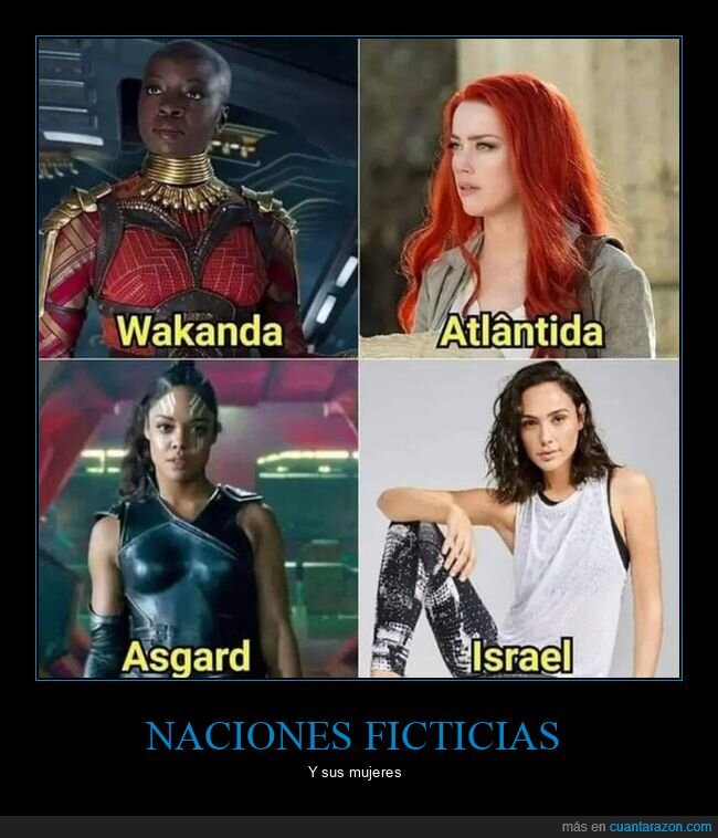 israel,mujeres,naciones ficticias