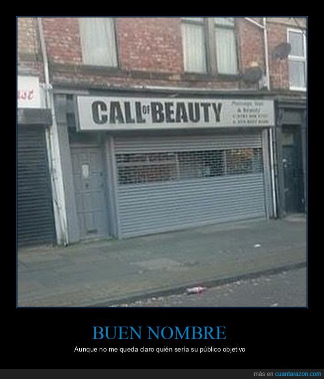 call of beauty,call of duty,nombres,salón de belleza