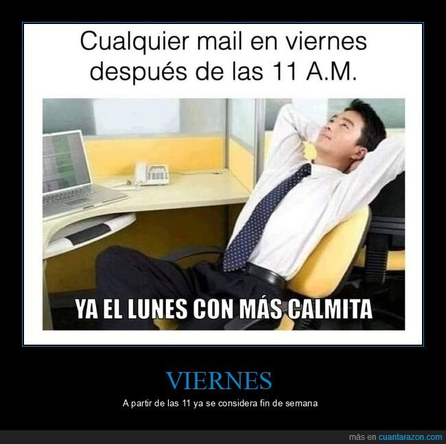 email,trabajo,viernes