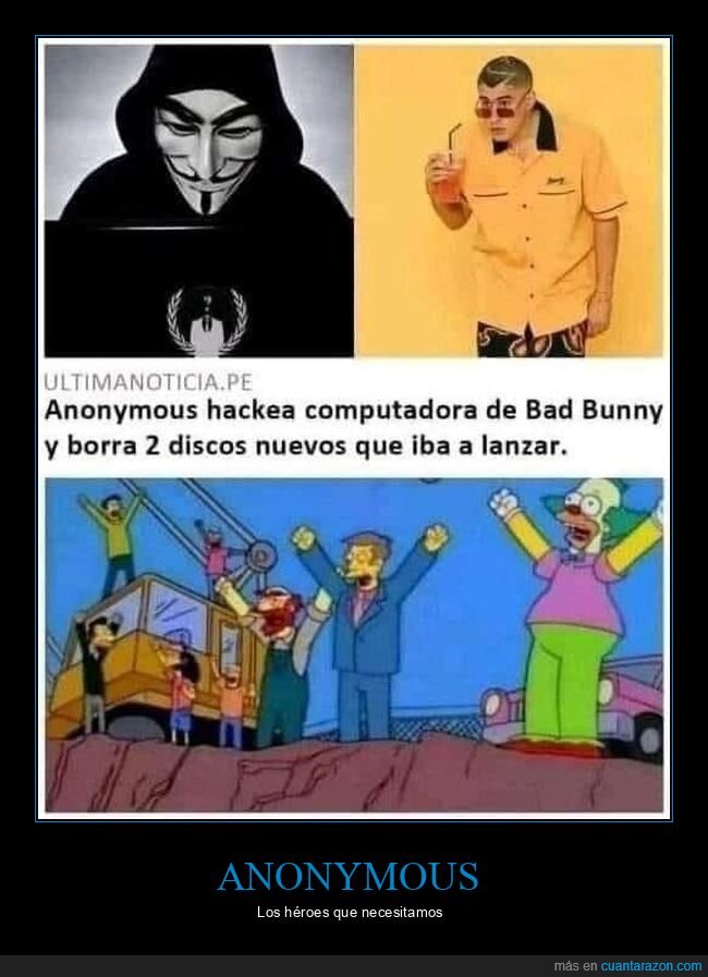 anonymous,bad bnny,borrar,discos