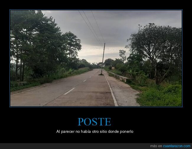 poste,carretera,wtf