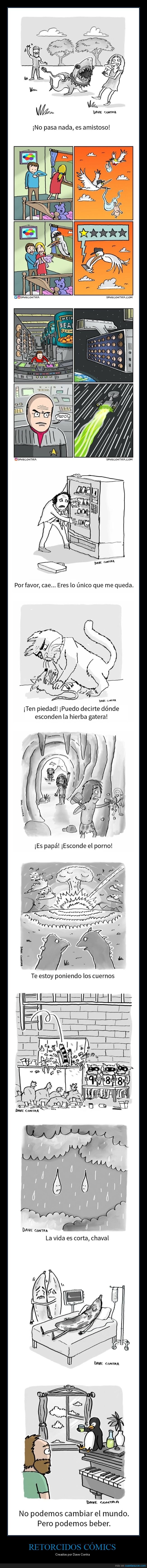 cómics,dave contra