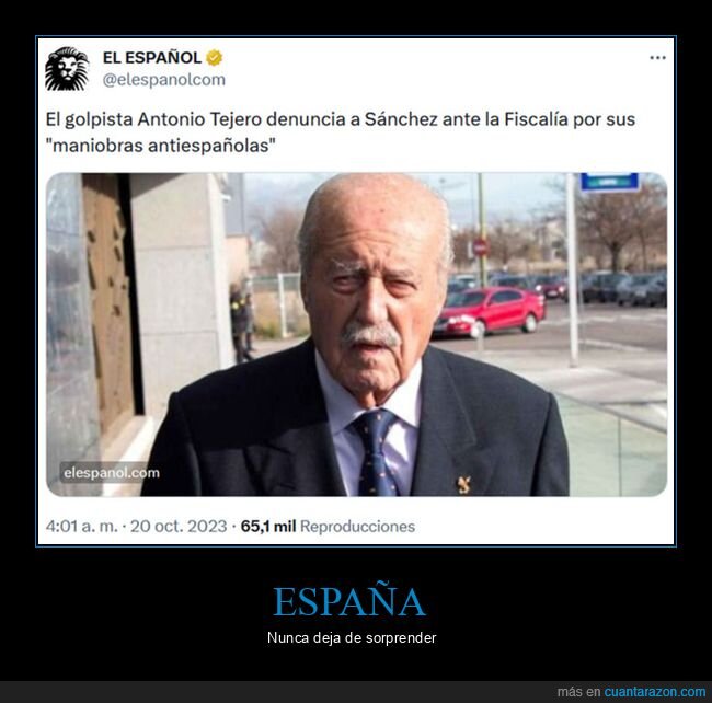 denuncia,pedro sánchez,tejero,wtf