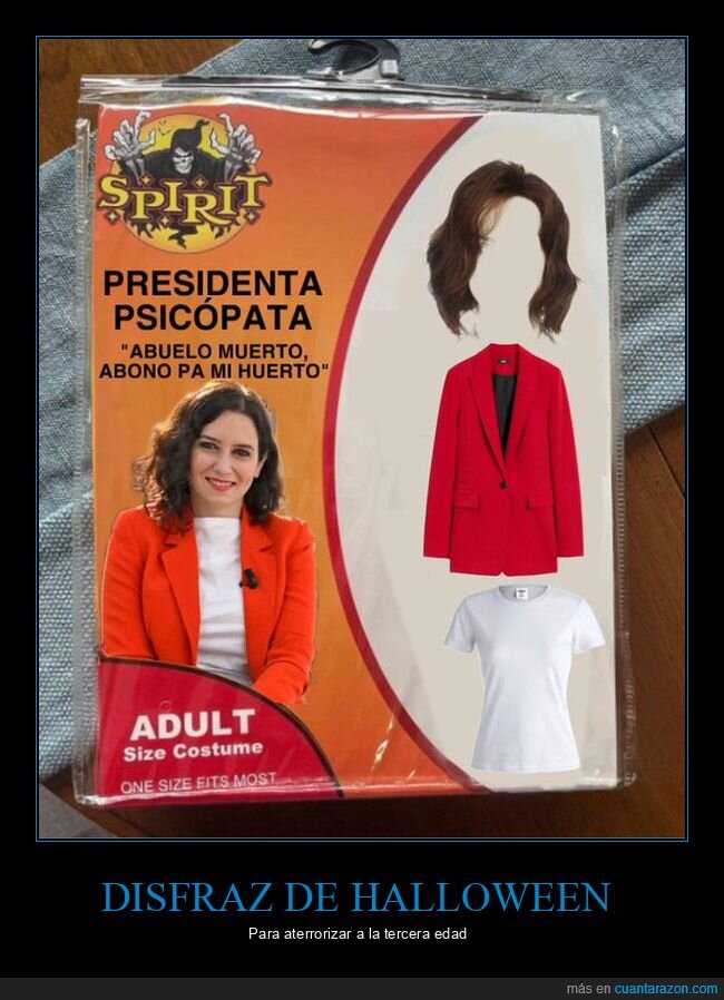 disfraz,halloween,ayuso,políticos