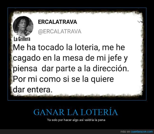 lotería,cagar,mesa,jefe