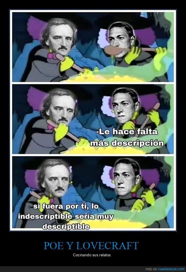 edgar alan poe,lovecraft,descripción