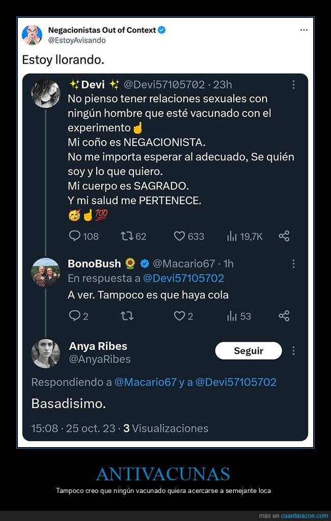 antivacunas,conspiranoicos,negacionistas,relaciones