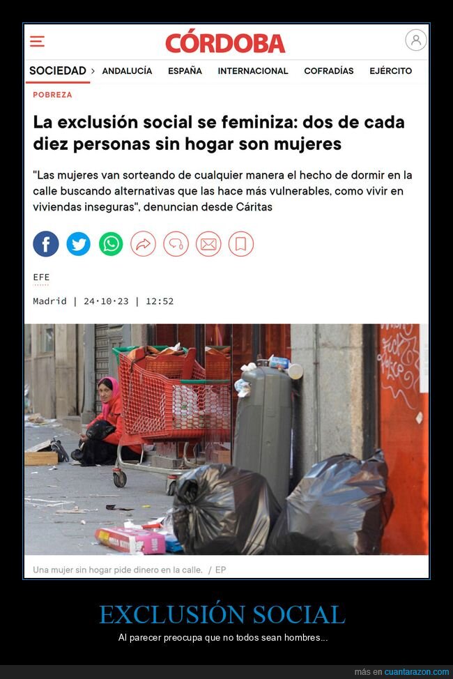 exclusión social,mujeres,hombres