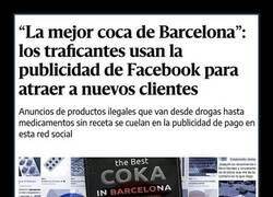 Enlace a Traficantes anunciándose en Facebook