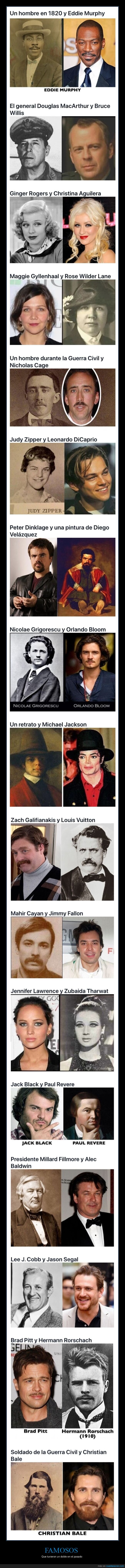 famosos,dobles,pasado