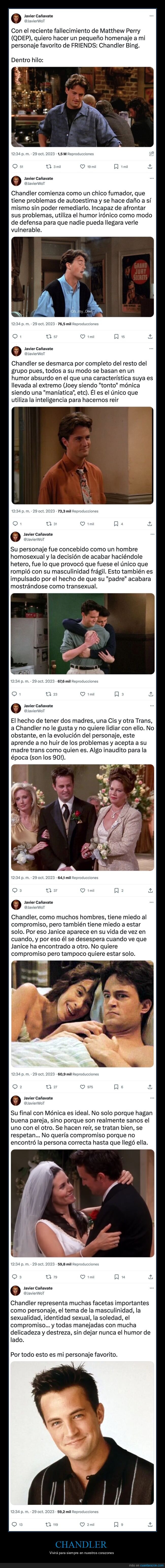 matthew perry,muerte,chandler,friends