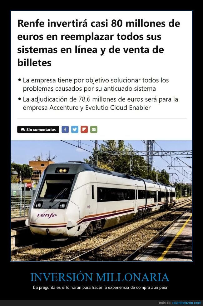 renfe,inversión,venta de billetes