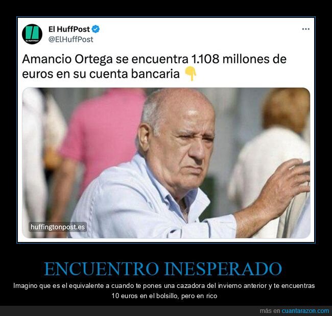 amancio ortega,dinero,econtrar