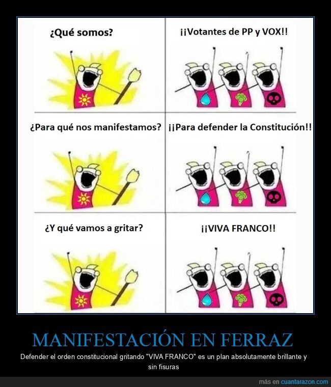 pp,vox,manifestación,constitución,franco