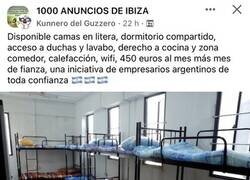 Enlace a 450€ al mes por una litera...