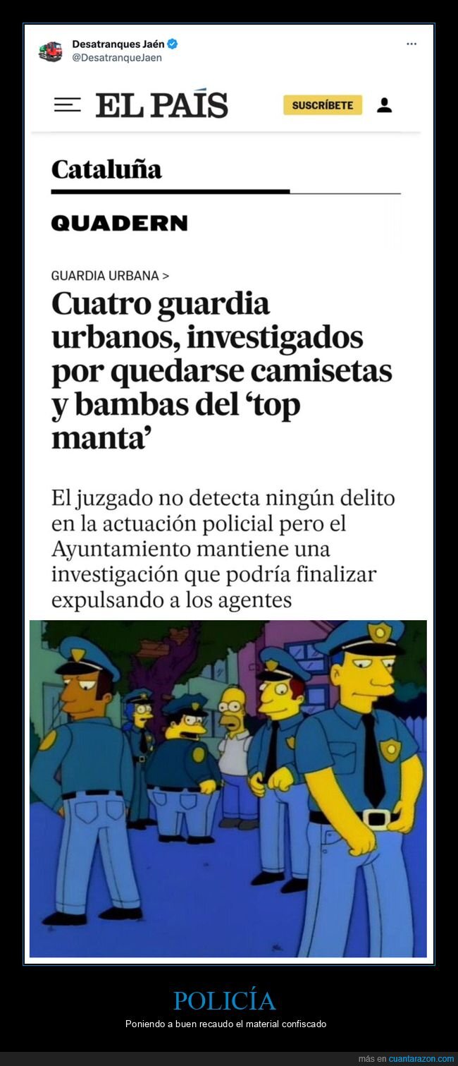 policía,quedarse,top manta