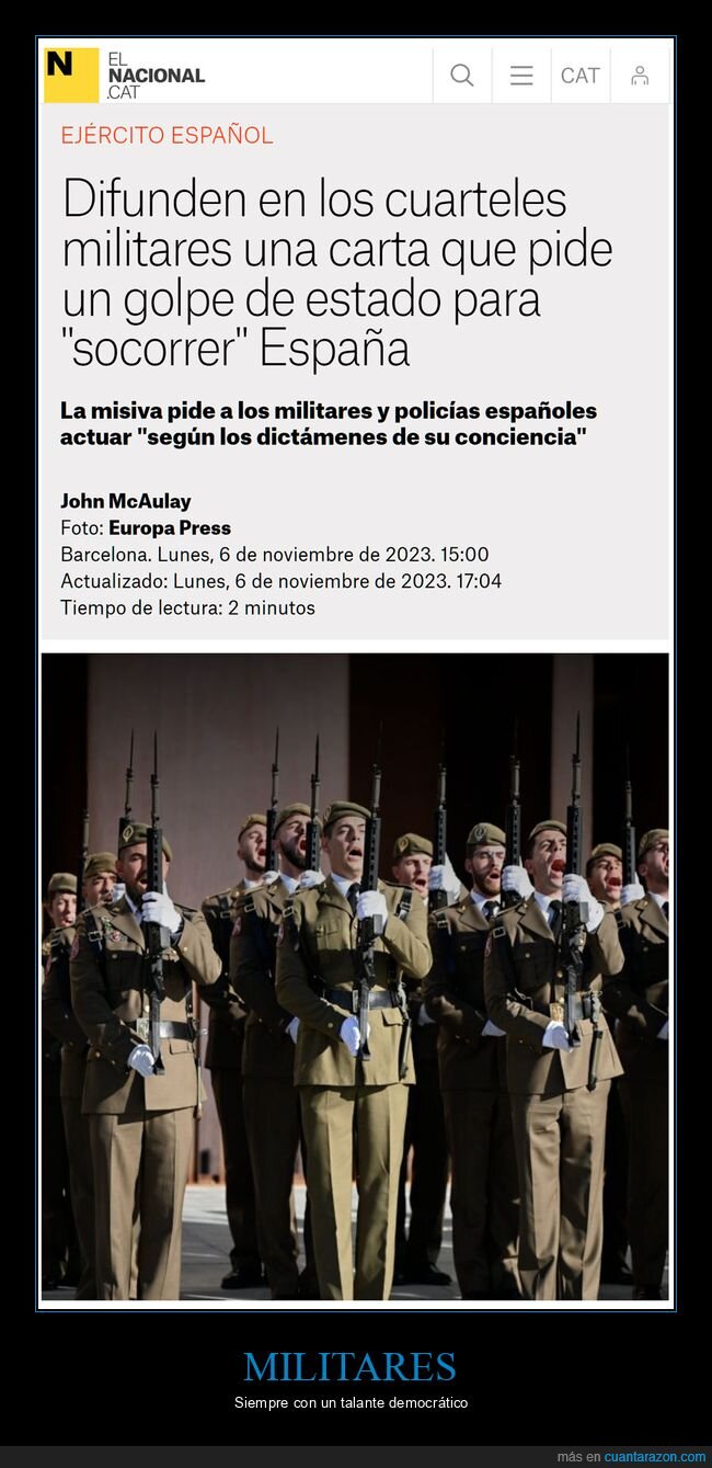 militares,carta,golpe de estado