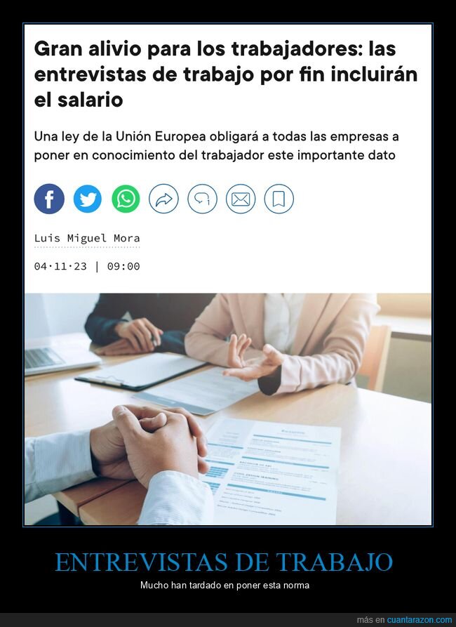 entrevistas de trabajo,salario