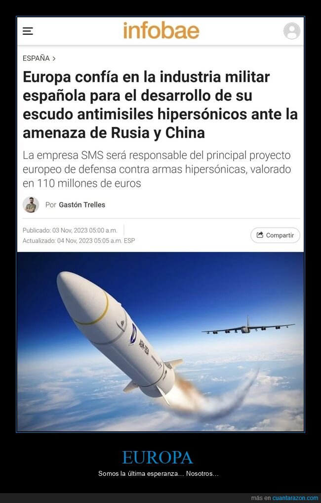 europa,confiar,industria militar,escudo antimisiles