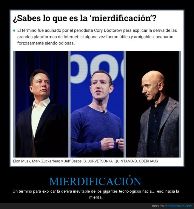 mierdificación,plataformas,internet