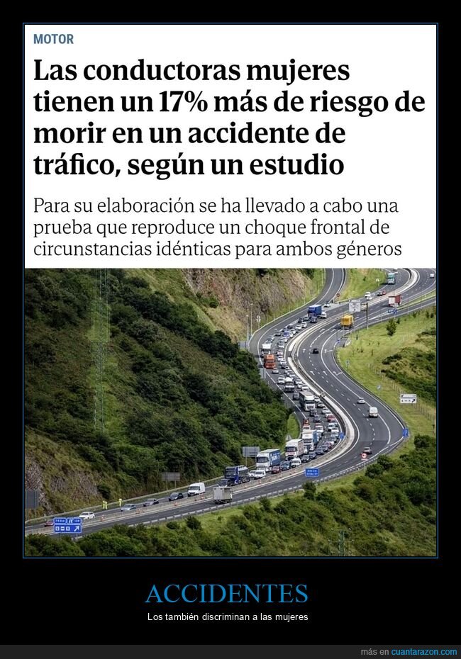 conductoras,mujeres,riesgo,accidentes