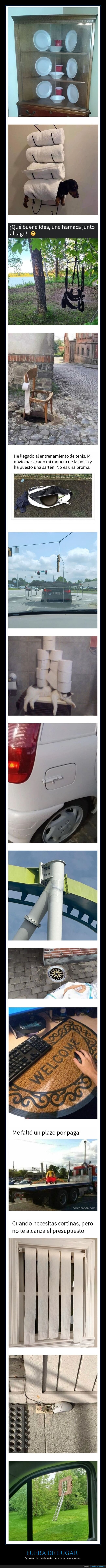 fuera de lugar,sitios