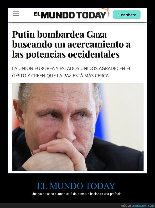 el mundo today,gaza,putin bombardear