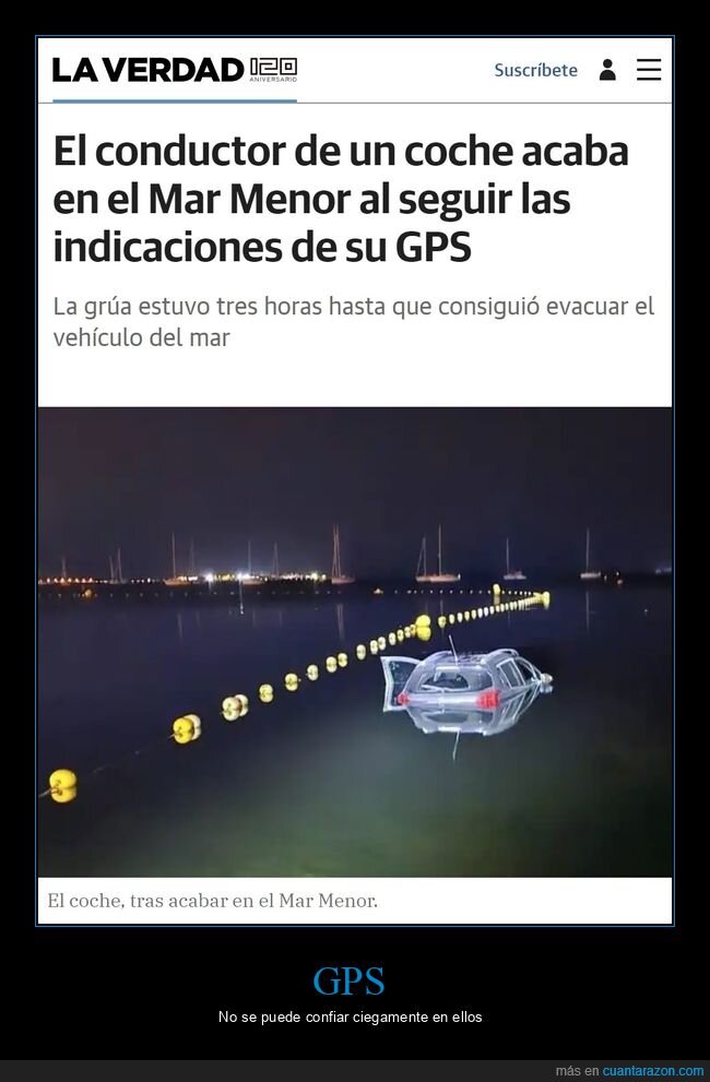 gps,coche,mar menor,fails