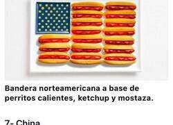 Enlace a Banderas nacionales elaboradas con productos locales