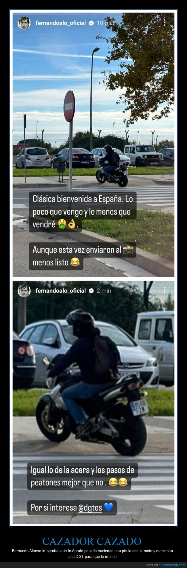 fernando alonso,fotógrafo,moto,dgt