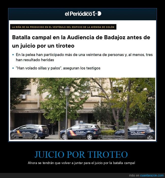 juicio,tiroteo,batalla campal