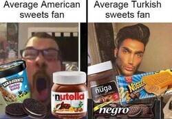 Enlace a Dulces estadounidenses VS Dulces turcos