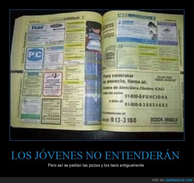 p&aacute;ginas amarillas,retro