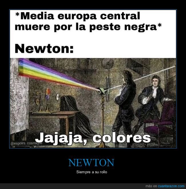 colores,newton,peste