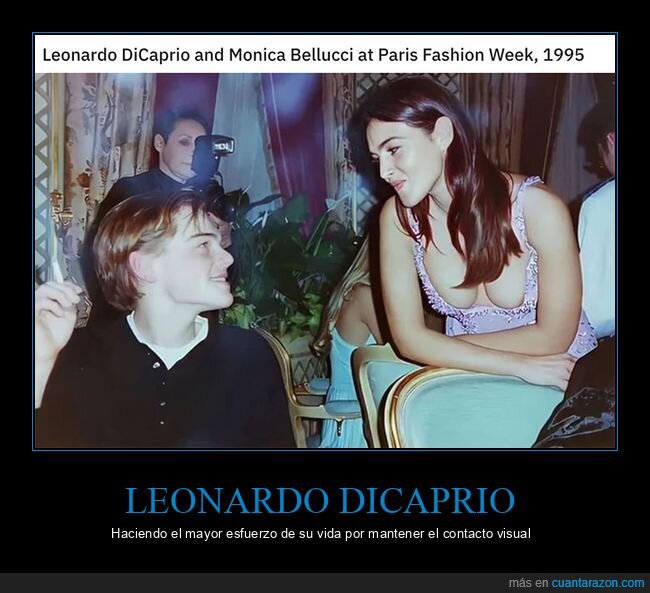 leonardo dicaprio,monica bellucci,retro