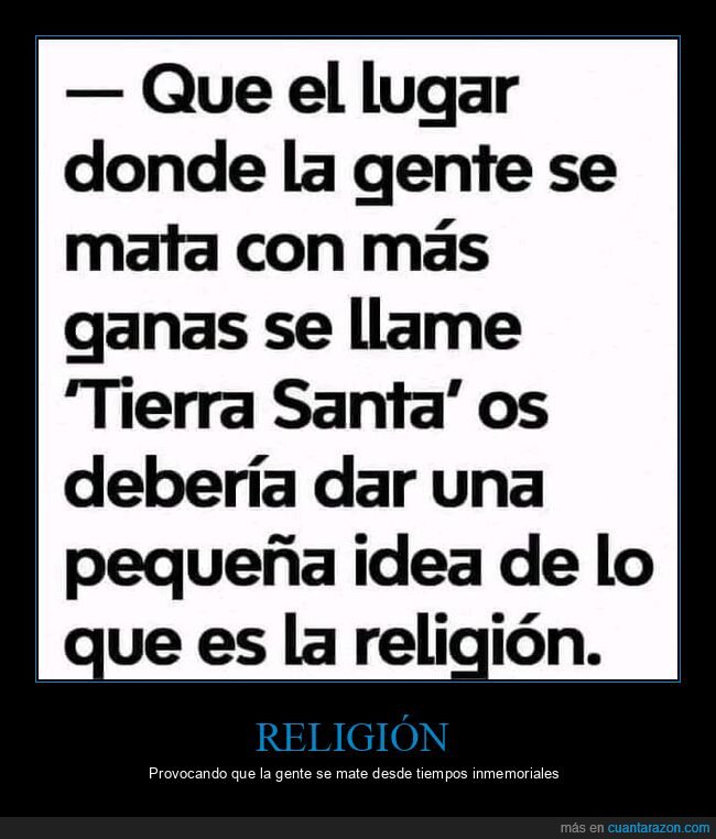 tierra santa,matarse,religión