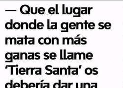 Enlace a Tierra Santa pero no mucho