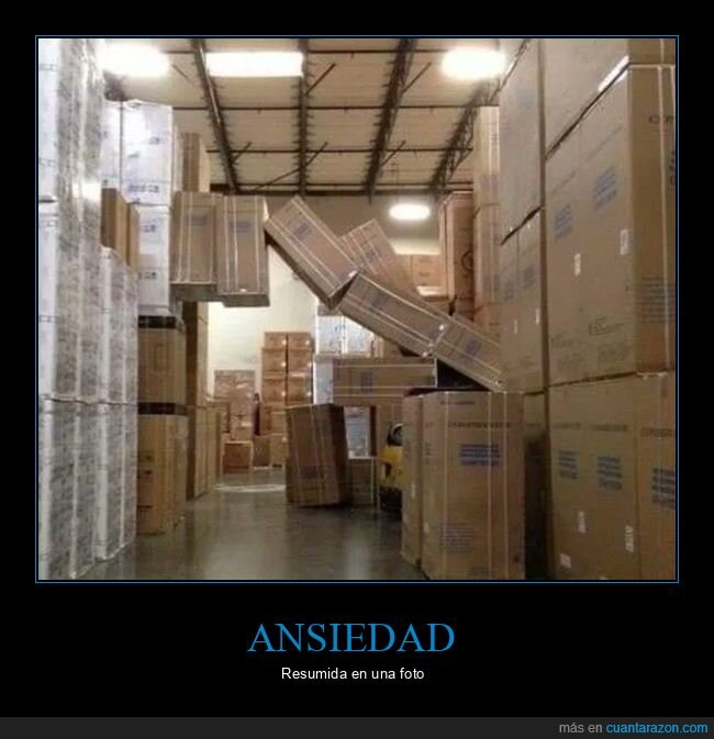 cajas,almac&eacute;n,ansiedad