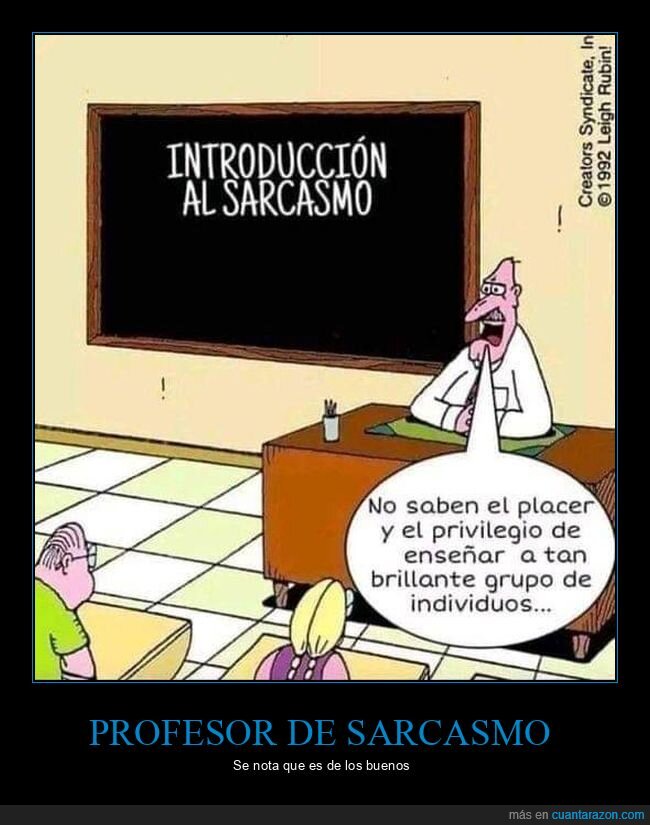 profesor,sarcasmo