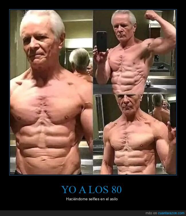 abuelo,selfies,asilo