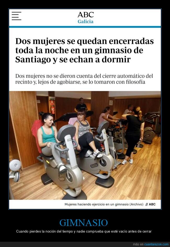 gimnasio,dormir,encerradas