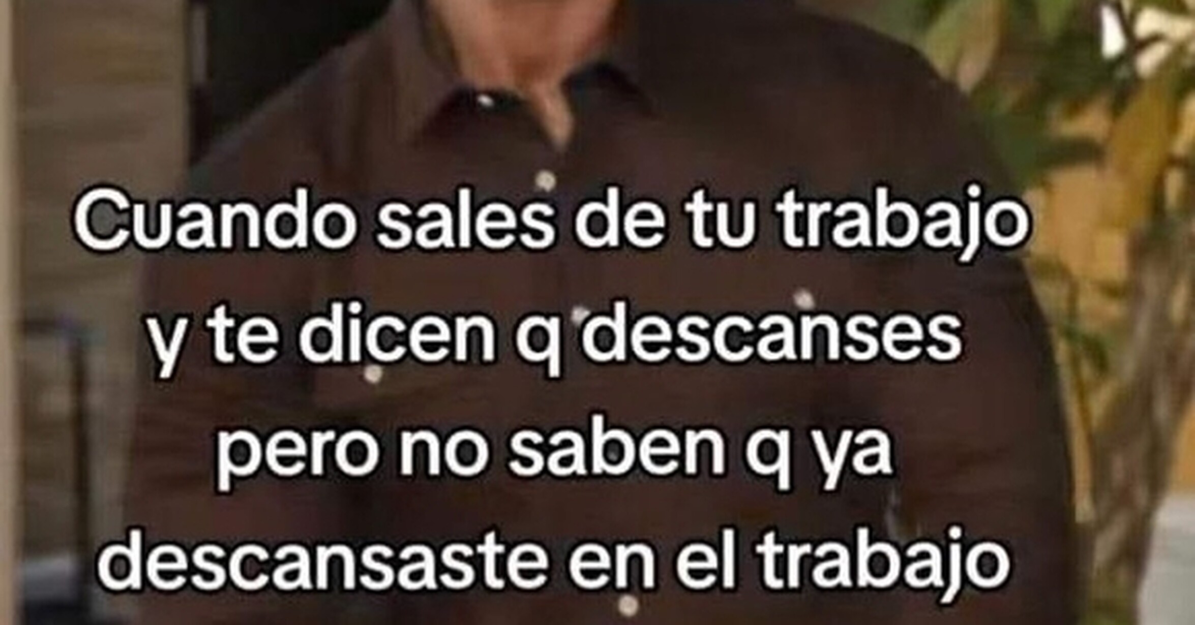¡Cuánta razón! / Bien descansado