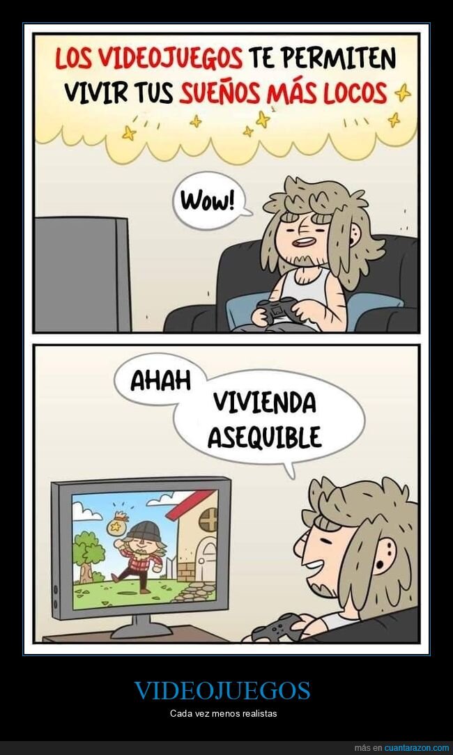 videojuego,sueños,vivienda,asequible