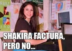 Enlace a Shakira y hacienda