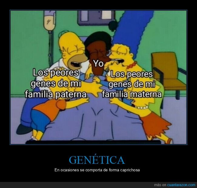 genes,padre,madre,peores