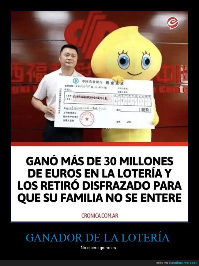 ganador,lotería,disfraz,familia,enterarse