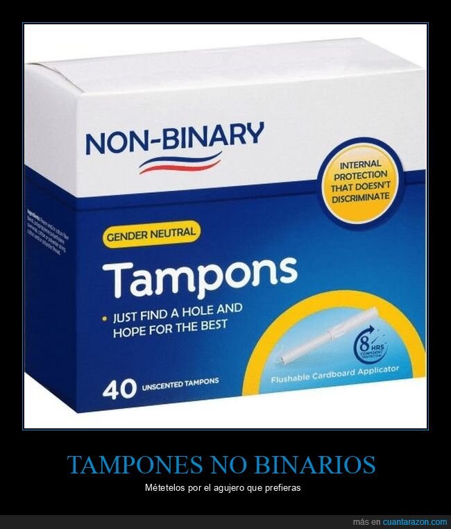 tampones,no binarios