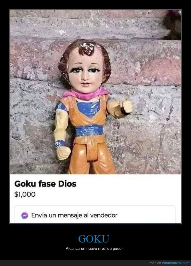 dios,goku,muñeco,niño jesús