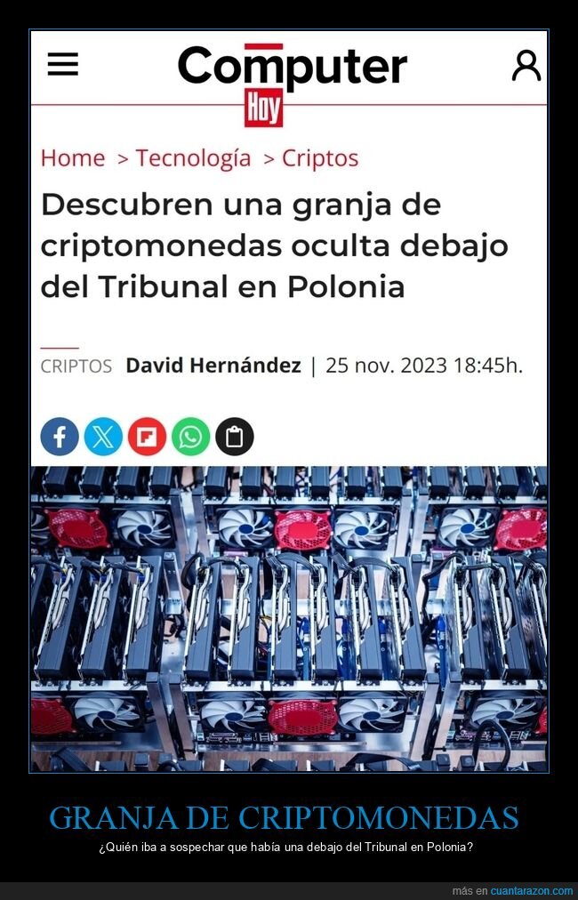 granja de criptomonedas,tribunal,polonia